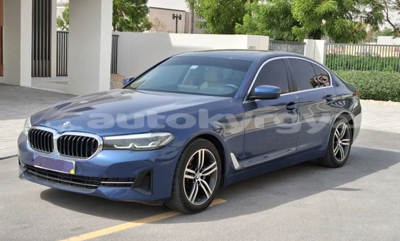 Buy Used BMW 5–Series Blue Car in Bishkek in Bishkek