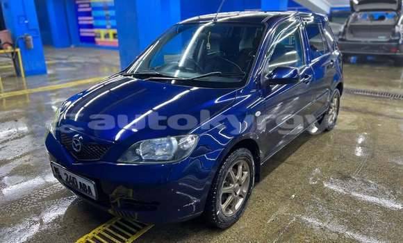 Buy Used Mazda Demio Blue Car in Bishkek in Bishkek