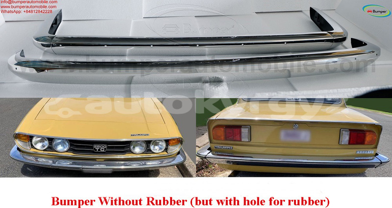 Big with watermark triumph 2000 mk2 2.5 pi mk2 2500tc and 2500s saloon estate 1969 1974 bumper with rubber hole 0